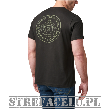 T-shirt meski 5.11 BREW GROUNDS SS TEE kolor: BLACK