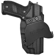 Kabura zewnętrzna lewa do pistoletu Sig Sauer P220 z szyną, LH OWB kydex, kolor: czarny - 2