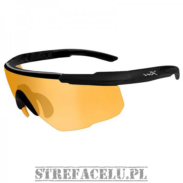 Okulary WileyX Saber Adv. Light Rust Lens 301 / Matte Black Frame w/Bag