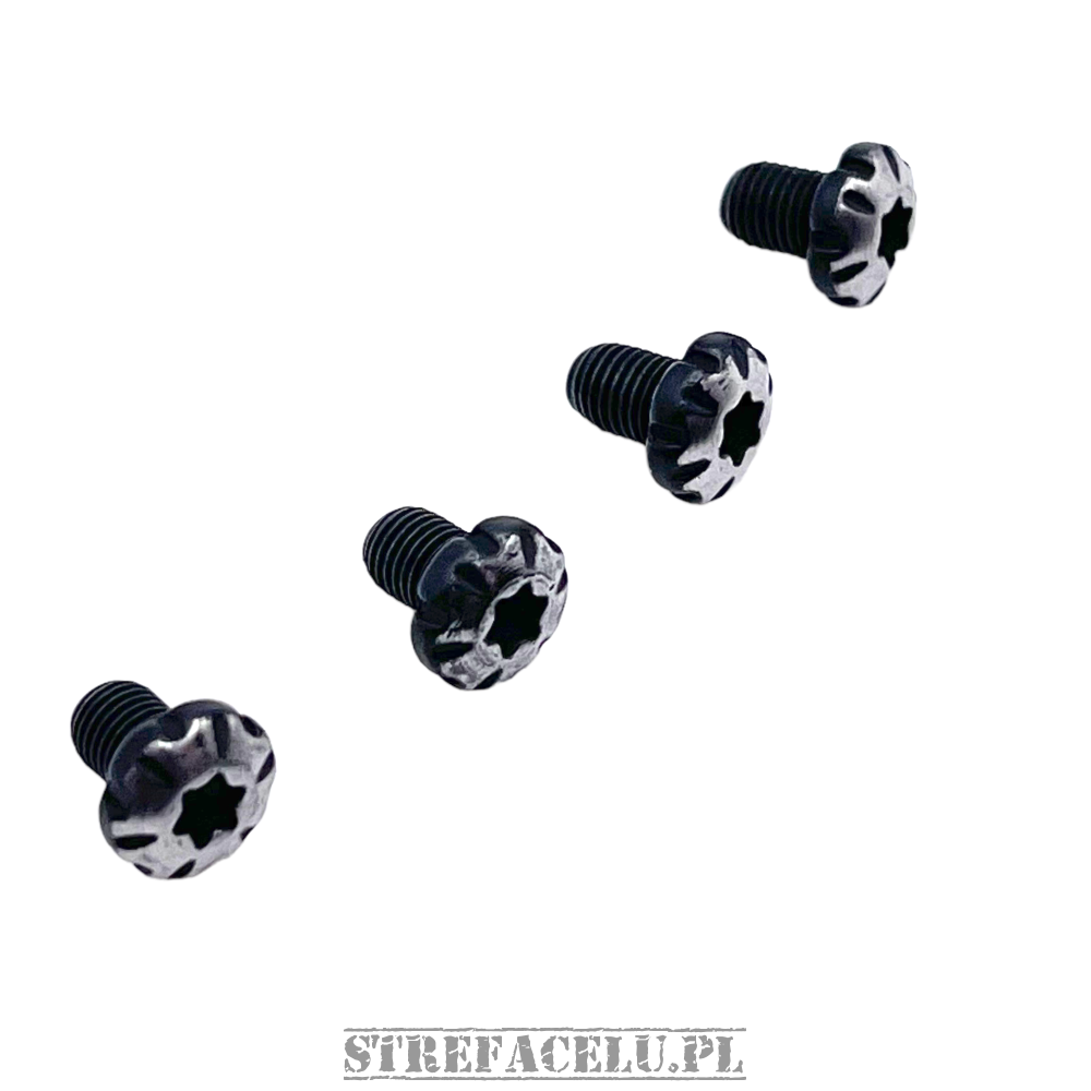 Śruby okładzin BUL 1911 kpl. 4 szt. - Grip Screw - Torx - Star - Two Tone #SCRW/1911-18