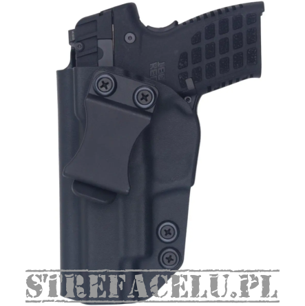 Kabura wewnętrzna lewa do pistoletu Keltec P15, LH IWB kydex, kolor: czarny