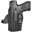Kabura zewnętrzna lewa do pistoletu H&K VP9SK OR, LH OWB kydex, kolor: carbon - 2