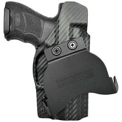Kabura zewnętrzna lewa do pistoletu H&K VP9SK OR, LH OWB kydex, kolor: carbon