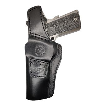 Kabura skórzana IWB/OWB AM02-2332 MultiFit 1911 4"-5" z szyną, RH, kolor: Czarny Falco Holsters