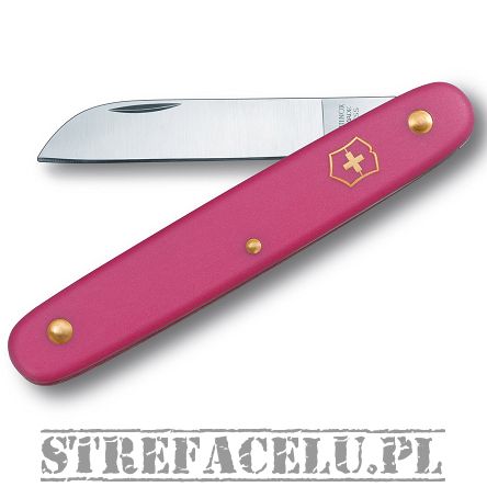 Victorinox Scyzoryk ogrodniczy. 100mm. Nylon. różowy. blister