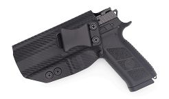 Kabura IWB Kydex CZ P-09 - Carbon. Wew.Lewa - Concealment Express CZU-P09-CF-LH-VAR