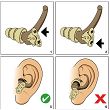 Zatyczki do uszu Combat Arms Earplugs M 4.1 - Półaktywne - 3M - 5