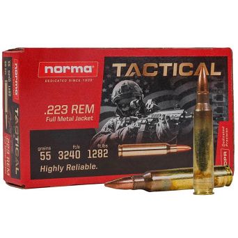 Amunicja FMJ Norma Tactical 55gr. // 223REM