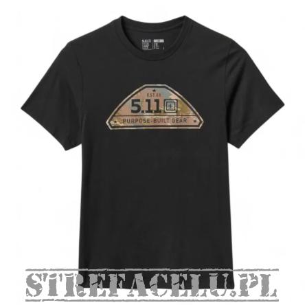 T-shirt meski 5.11 CAMO CREST S/S TEE kolor: BLACK