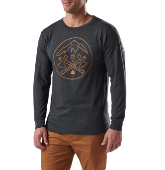 Koszulka meska 5.11 AXE MOUNTAIN L/S TEE kolor: CHARCOAL HTR