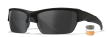 Okulary WileyX Valor 2.5 Grey / Clear / Light Rust / Matte Black Frame CHVAL06