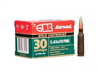 Nabój kulowy FMJ Barnaul 3.85g // 5.45x39