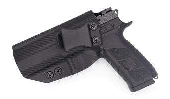 Kabura IWB Kydex CZ P-07 - Carbon. Wew.Lewa - Concealment Express CZU-P07-CF-LH-VAR