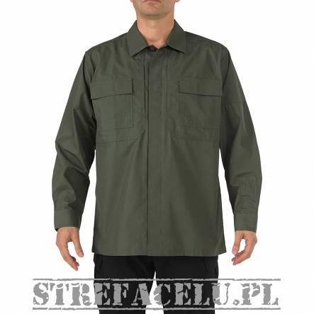 Koszula męska z długim rękawem 5.11 RIPSTOP TDU SHIRT TDU GREEN