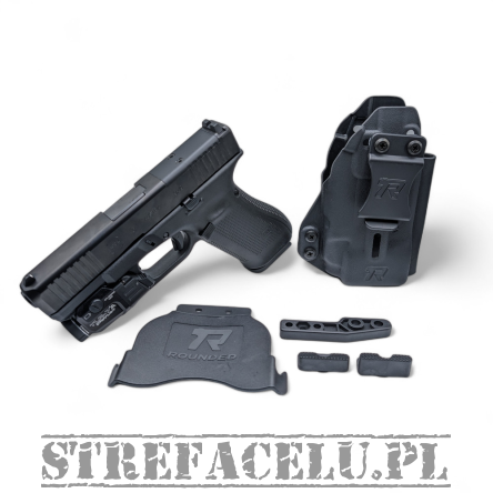 Kabura IWB/OWB Druid do Glock MOS z latarką TRL-7A, Ambidextrous, kydex, kolor: czarny