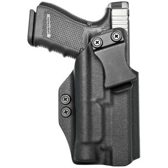 Kabura wewnętrzna prawa do pistoletu Glock 17/19/22/23/26/27/31/32/33/34/45 z TLR-1, RH IWB kydex, kolor: czarny