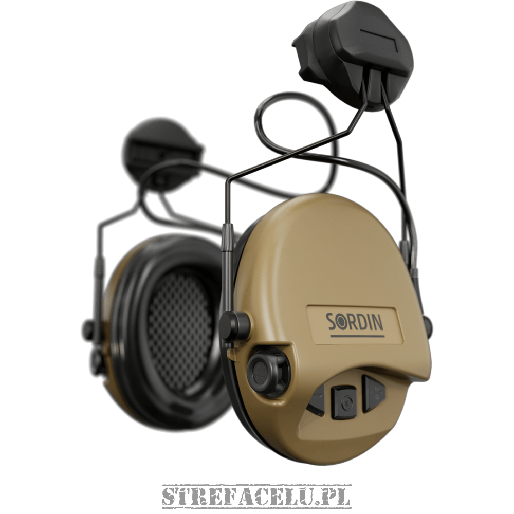 Słuchawki aktywne Sordin Supreme MIL AUX z adapterem - 72308-05-S