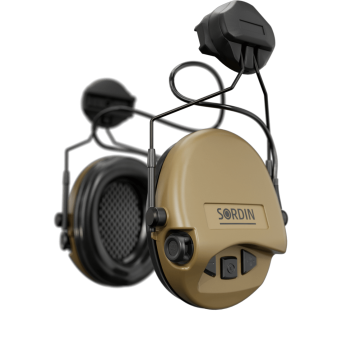Słuchawki aktywne Sordin Supreme MIL AUX z adapterem - 72308-05-S