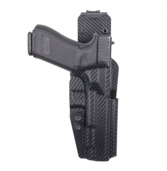 Kabura zewnętrzna prawa Competition do Glock 34, RH OWB kydex, kolor: carbon