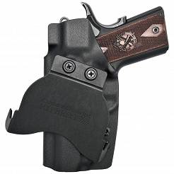 Kabura zewnętrzna prawa do pistoletu 1911 Officer/Ultra bez szyny, RH OWB kydex, kolor: czarny