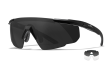 Okulary WileyX Saber Adv. Smoke / Clear Lens 317 / Matte Black Frame