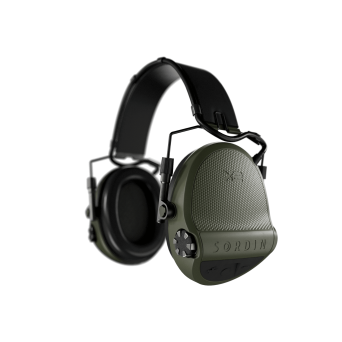 Słuchawki aktywne nakarkowe Sordin Supreme X2 - GEL - Zielone - 301006-20G