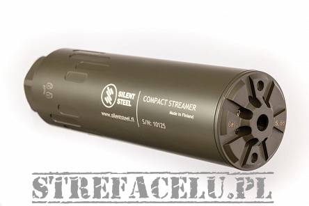 Tłumik huku SilentSteel Compact Streamer 5.56 ODG (Ase Ultra Borelock)