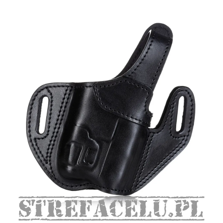 Kabura skórzana OWB do Sig Sauer P320 AXG Scorpion z latarką Foxtrot 2/2R, RH, kolor: Czarny