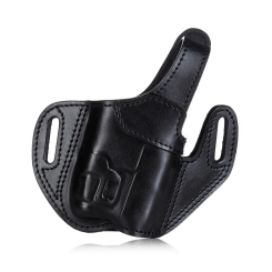 Kabura skórzana OWB do Sig Sauer P320 AXG Scorpion z latarką Foxtrot 2/2R, RH, kolor: Czarny
