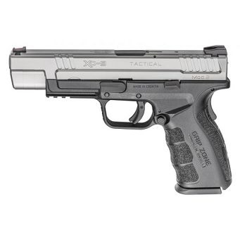 Pistolet XD-9 Tactical Mod.2 Srebrno-Czarny kal. 9x19mm