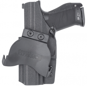 Kabura zewnętrzna prawa do pistoletu Walther PDP FS Optics Cut, RH OWB kydex, kolor: czarny