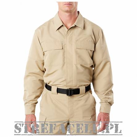 Koszula męska z długim rękawem 5.11 FAST-TAC TDU SHIRT TDU KHAKI