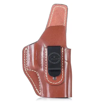 Kabura skórzana do rewolweru IWB/OWB AM02 MultiFit J-Frame, RH, kolor: Brązowy