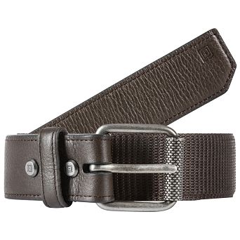 Pasek męski skórzany 5.11 MISSION RDY 1.5" BELT C. kolor: DARK BROWN