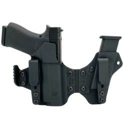 Kabura wewnętrzna prawa typu Sidecar do pistoletu Glock 43/43X , RH IWB kydex, kolor: czarny