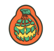 Patch 5.11 JACKOLANTERN GRENADE PATCH kolor: ORANGE