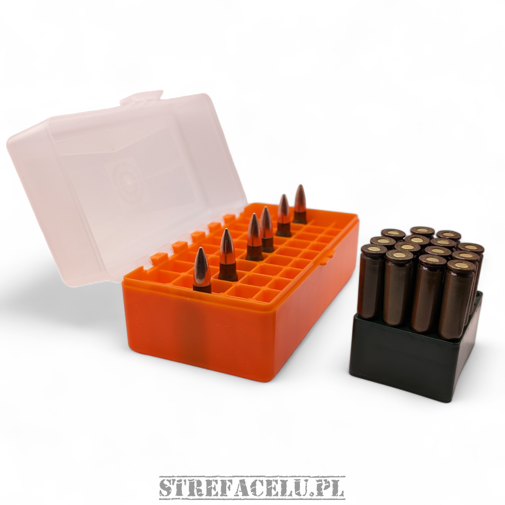Pudełko (pojemnik) na amunicję 50szt x 6mm/6ppc/7,62×39 Russian ...