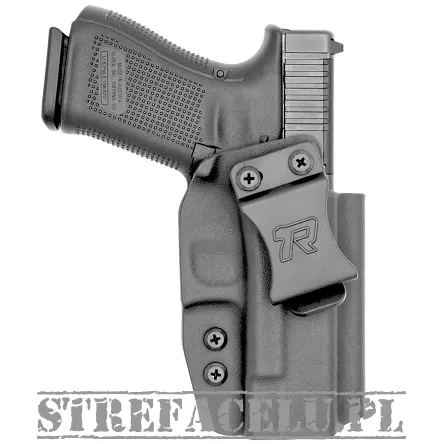 Kabura wewnętrzna lewa do pistoletu Glock 26/27/33, LH IWB kydex, kolor: czarny