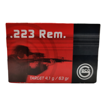 Amunicja Geco Luger 4,1g. FMJ (VM) kal. 223Rem