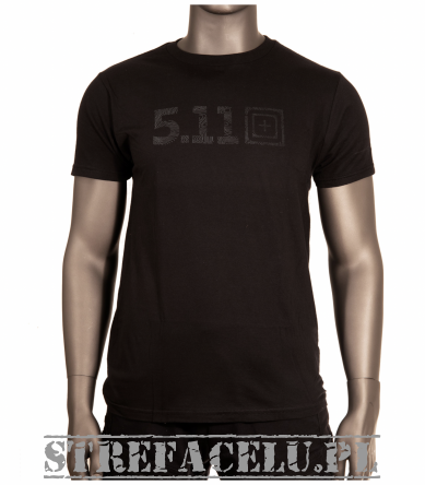 T-shirt męski 5.11 TOPO LOGO S/S TEE kolor: BLACK