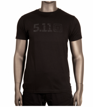 T-shirt męski 5.11 TOPO LOGO S/S TEE kolor: BLACK