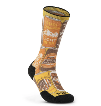 Skarpety 5.11 99 BEERS SOCK kolor: BATTLE BROWN