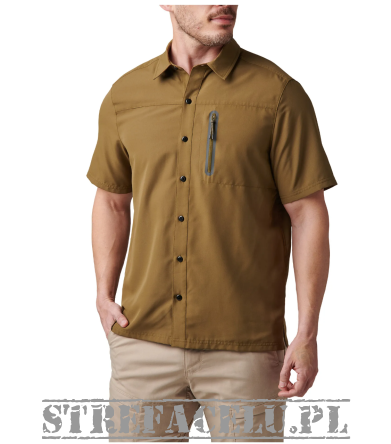 Koszula męska z krótkim rękawem 5.11 MARKSMAN UTILITY S/S SHRT, kolor: FIELD GREEN