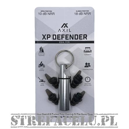 Zatyczki do uszu XP Defender - M/L kolor: Smoke  - AXIL