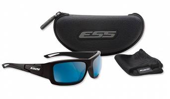 Okulary balistyczne ESS Credence Black Frame Mirrored Blue Lenses - uniwersalny - EE9015-08