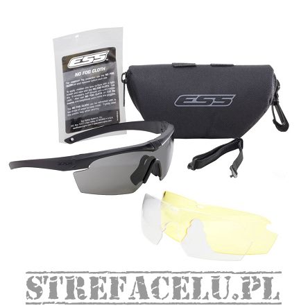 Okulary balistyczne ESS Crosshair 3LS - zestaw z 3 wizjerami - EE9014-05