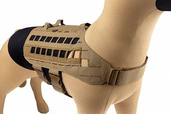 Uprząż - szelki dla psa K9 Zephyr MK2 Dog Harness, Kolor: Coyote Brown - Raptor Tactical