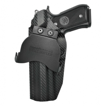 Kabura zewnętrzna prawa do pistoletu Beretta M9/M9A1/A3, RH OWB kydex, kolor: carbon