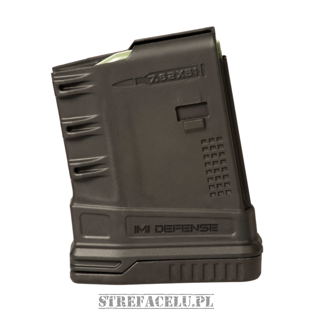 Magazynek polimerowy do AR15/M16 - G2 10 naboi z ogr. do 5 - kal. 7,62, okno, kolor: czarny