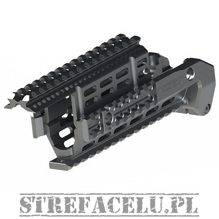 AK FAB Defense - Łoże do AK-47 Quad Rail Polymer Handguard - Czarne